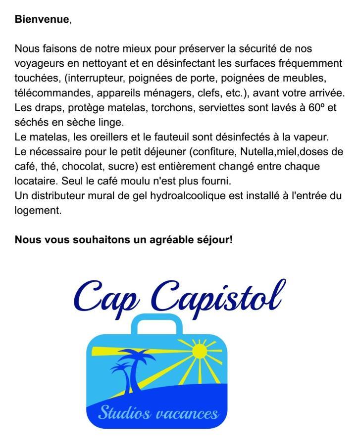 Cap Capistol Studio Le Cap D'Agde Vue Port Exterior photo
