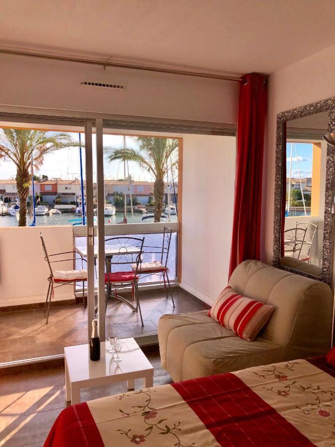 Cap Capistol Studio Le Cap D'Agde Vue Port Exterior photo